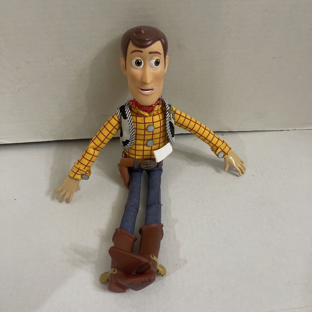 Disney Pixar Thinkway Toy Story Talking Woody Pull String Doll 16” Not Working